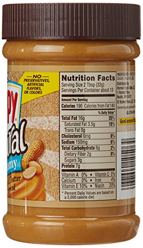 Skippy Peanut Butter Natural Creamy, 425G