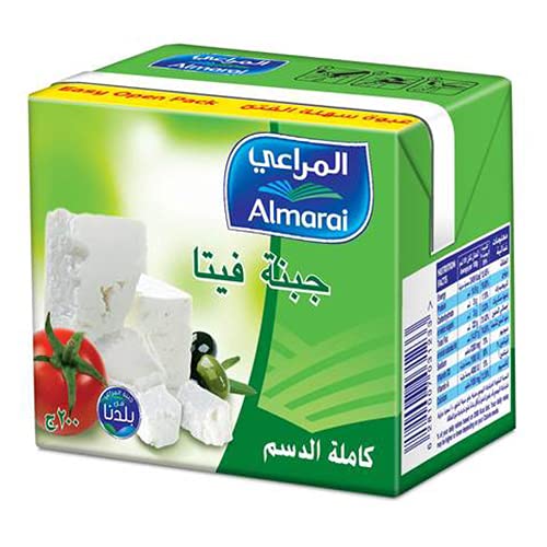 Almarai Feta Cream Cheese Full Cream, 2 x 200 g - Feta Duo!