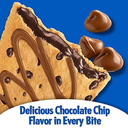 Pop Tarts Frosted Chocolate Chip Pack of 4 Pouch, 4 x 416 g - "Four-pack of chocolate chip!"