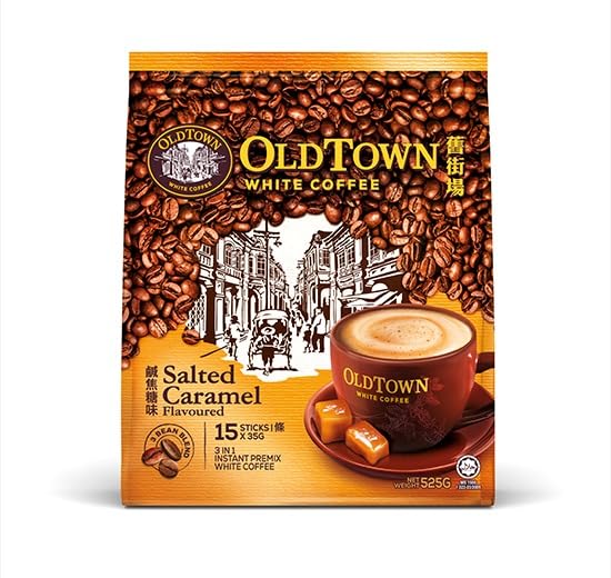 OldTown White Coffee Salted Caramel, 13 X 35gm - "Irresistible salted caramel twist!"