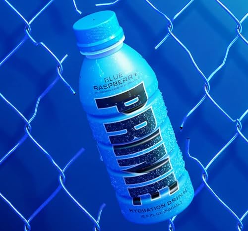 Prime Blue Raspberry Hydration Drink, 16.9 fl oz â„® 500 ml, 12 Pack - Refreshing blue raspberry hydration!