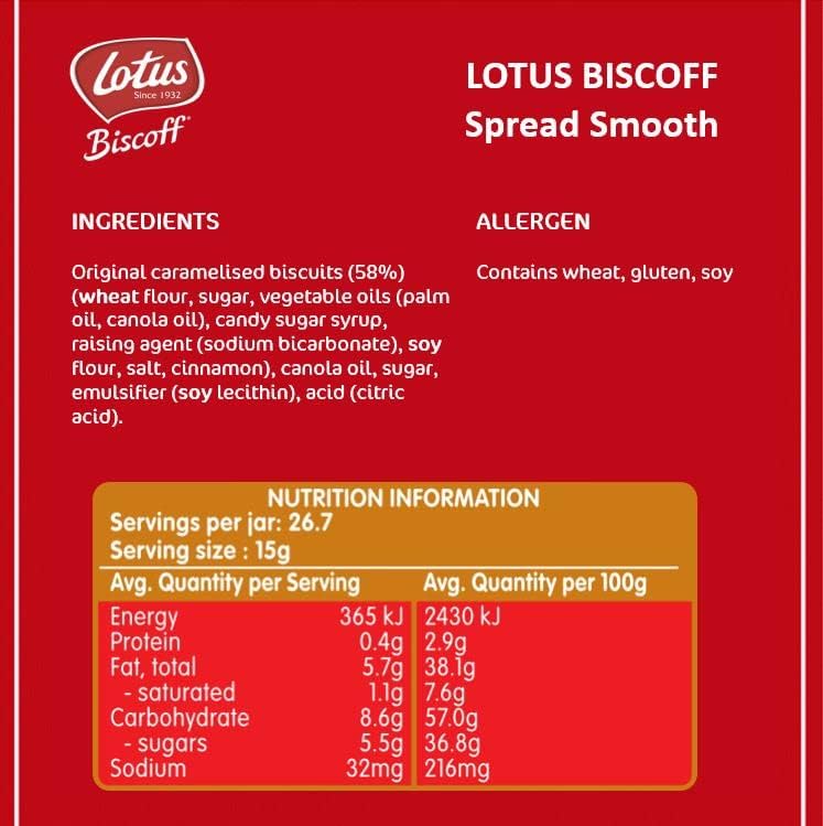 lotus Biscoff Spread, 400g - "Caramel Spread Magic!"