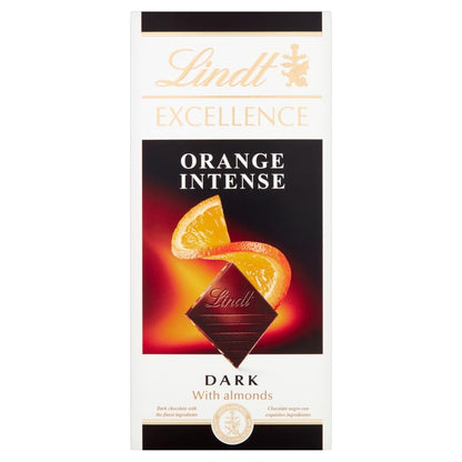 LINDT EXCELLENCE Orange Intense Dark Chocolate 100g