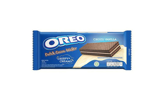 Oreo Crispy Creamy Choco Dutch Cocoa Wafer, Vanilla, 140.4 Gm, Blue & White - "Creamy Dutch cocoa delight!"