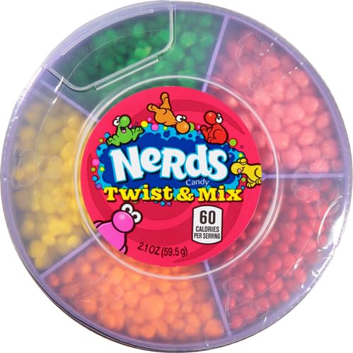 Nerds Twist & Mix Candy 59.5 Grams, Mixed Fruit - "Twist & Mix Nerds!"