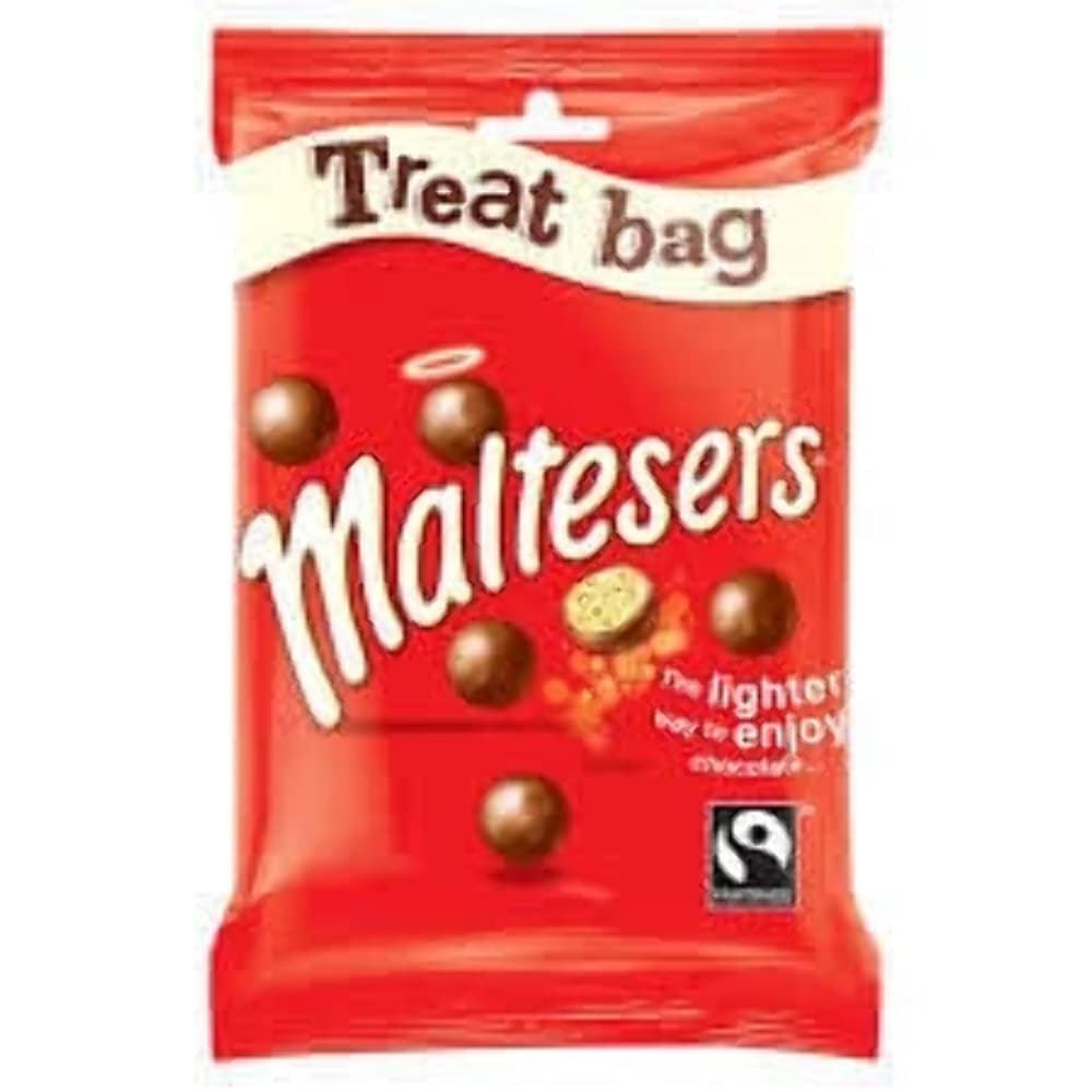 Maltesers Milk Chocolate Ball with Honeycombed Pieces Treat Bag 68g - "Malteser Honeycomb Treat!"