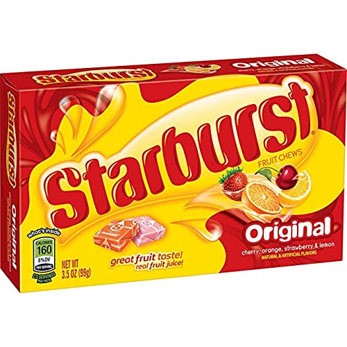 Starburst Fruit Chews original Flavours 99G Box (pack of 2)