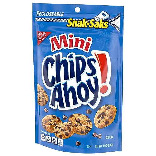 Nabisco Snack Sak Mini Chips Ahoy, 226g - "Mini Chips Ahoy Joy!"