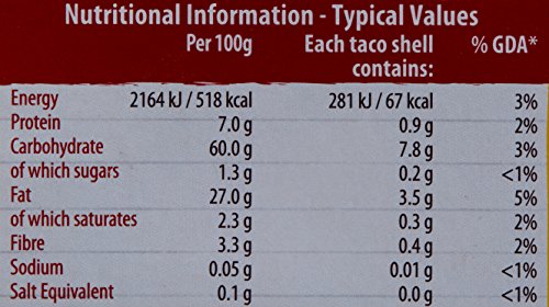 Old El Paso 12 Crunchy Taco Shells, 5.5 oz / 156 g - "Crunchy perfection!"