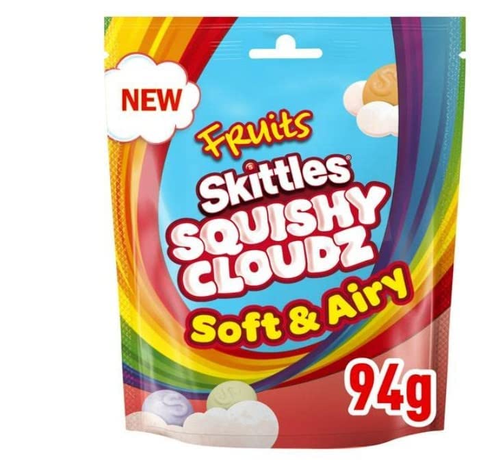 SKITTLES Squishy Cloudz Fruits Sweets Bag 94g