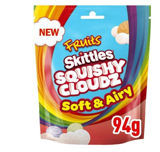 SKITTLES Squishy Cloudz Fruits Sweets Bag 94g