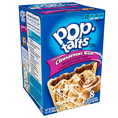 Kellogg's Pop Tarts Frosted Cinnamon Roll, 400 g - Experience the taste of fresh-baked cinnamon rolls with Kellogg's Pop Tarts Frosted Cinnamon Roll, 400g.