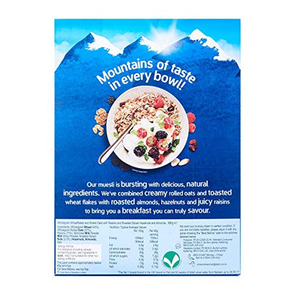 Alpen Swiss Style Muesli, No Added Sugar, 550 g (257862) - Naturally Sweet!