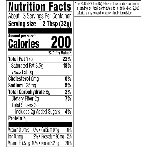 Skippy Natural Peanut Butter, Crunchy, 462g