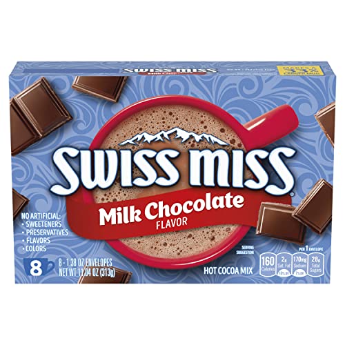 Swiss Miss Milk Chocolate Flavour Hot Cocoa Mix, 313g