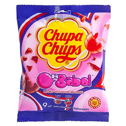 Chupa Chups Lollipop With Big Babol Gum 135g - Lollipop and gum combo