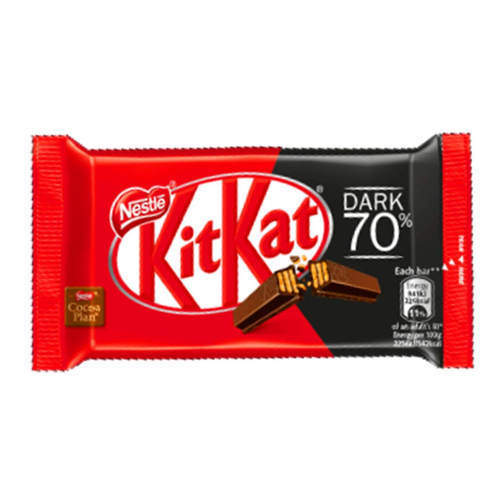 Nestle Kitkat 70% Dark Chocolate, 41.5 g - "KitKat 70% Dark - 41.5g of Pure Dark Chocolate Bliss!"