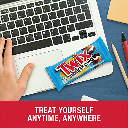 Twix Cookies & Creme Milk Chocolate Bar 38.6g pack of 2