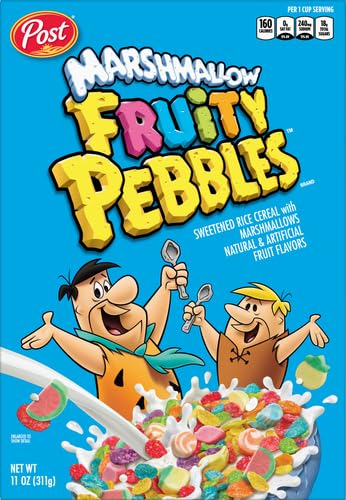 Post Marshmallow Fruity Pebbles, 311 g - Marshmallow Fruity Pebbles fun!