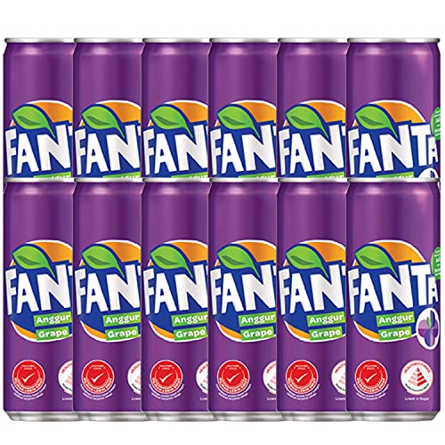 Fanta Grape Flavoured Drink, 12 X 320 ml - Grape goodness!