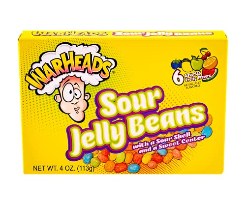 Warhead Sour Theater Box Jelly Beans, 113 g