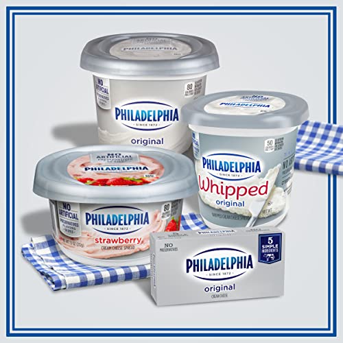 Philadelphia Kraft Original Cream Cheese, Silver & Dark Blue, 226 - "Cream Cheese Delight!"