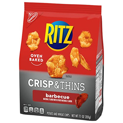 Ritz Chips Ritz Crisp & Thins Barbecue Chips, 1 ct - BBQ Ritz Crunch!