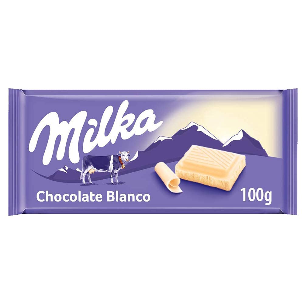 Milka White Chocolate, 2 x 100 g - "Double White Joy!"