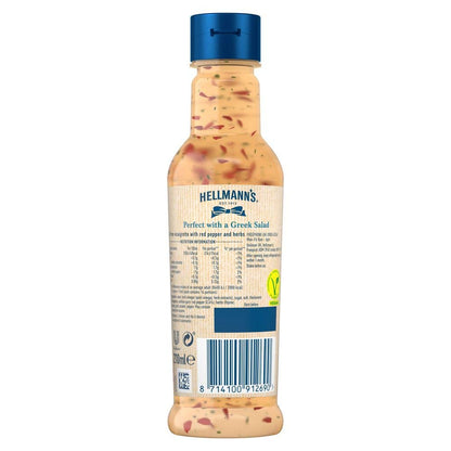 Hellmann's Fat Free Vinaigrette Original 7 Cals Dressing 210 ml - Low-calorie, fat-free vinaigrette dressing.