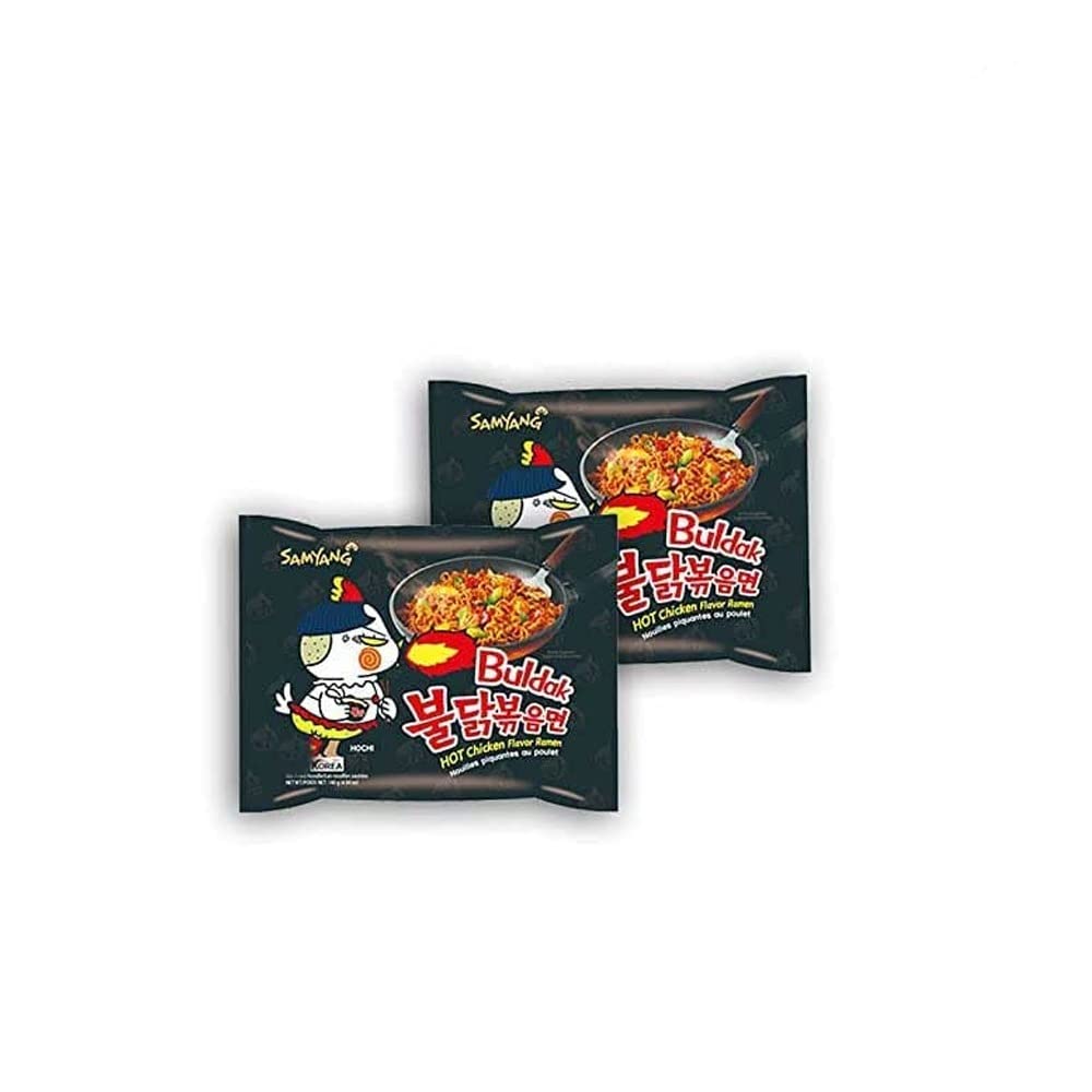 Samyang Noodle Hot Chicken Pouch Pack of 2 - Hot and spicy