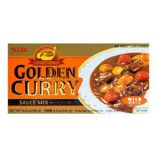 S&B Golden Curry Sauce Mix Mild, 220g