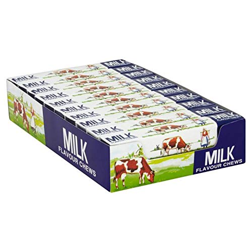 Perfetti Van Melle Milk Flavour Chewy Candy (Halal) Box (20 X 36g), 720g - "Chewy milk candy goodness!"