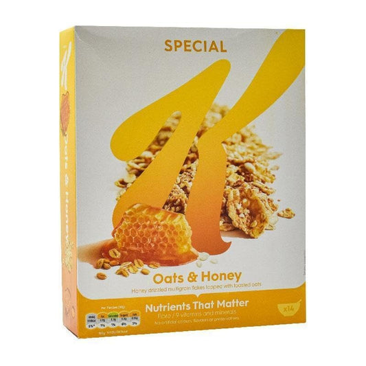 Kellogg's Special K Oats and Honey Cereal - Nutritious Crunch with Whole Grain Goodness, 420g Pack for a Wholesome Breakfast