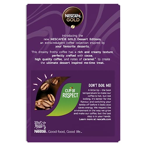 Nescafé Gold Coffee Chocolate Caramel Brownie Mocha 7 Sachets (149.8g) - "Chocolate Caramel Brownie Mocha - 7 Sachets of Decadence!"