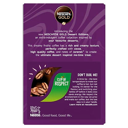 Nescafé Gold Coffee Chocolate Caramel Brownie Mocha 7 Sachets (149.8g) - "Chocolate Caramel Brownie Mocha - 7 Sachets of Decadence!"