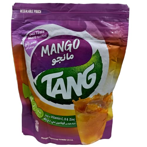 Tang Mango Drink Powder Resealable Pouch, 375 Gram