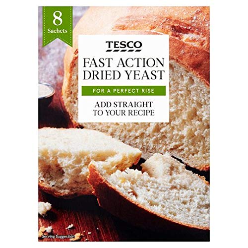 Tesco Fast Action Dried Yeast for Perfect Rise 8 Sachets - 56g