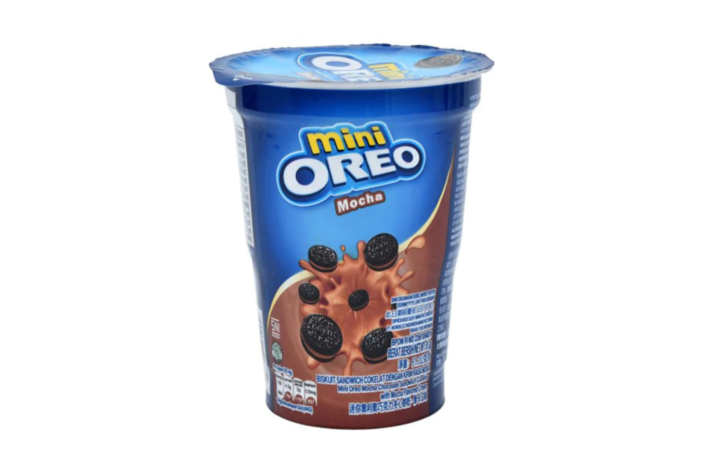 Oreo Mini Cup Mocha Flavoured Cream Biscuits Pack of 2, 61.3g - "Mocha mini treat!"