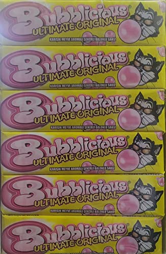 MONDELEZ BUBBLICIOUS Ultimate Original Gum Pack of 3 (38gX3) 114G - "Ultimate Bubble Joy!"