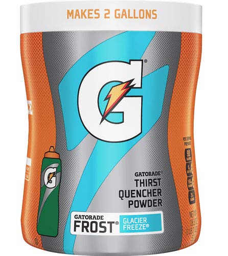 Gatorade Glacier Freeze Thirst Quencher Powder Drink Mix, 521g - Stay hydrated and refreshed with Gatorade's Glacier Freeze powder drink mix