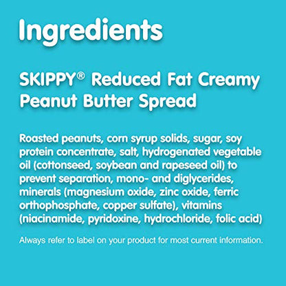 Skippy Peanut Fat Reduced Creamy Butter, 462g