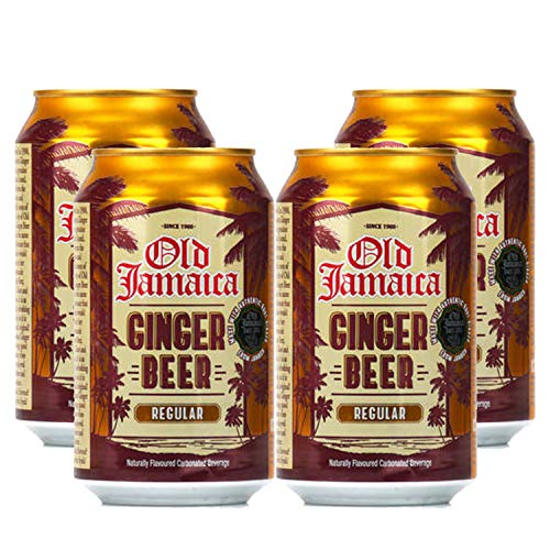 Old Jamaica Regular Ginger Beer Can- 4 Pack, 4 X 330 Ml, Vegetarian - "Stock up on ginger beer!"