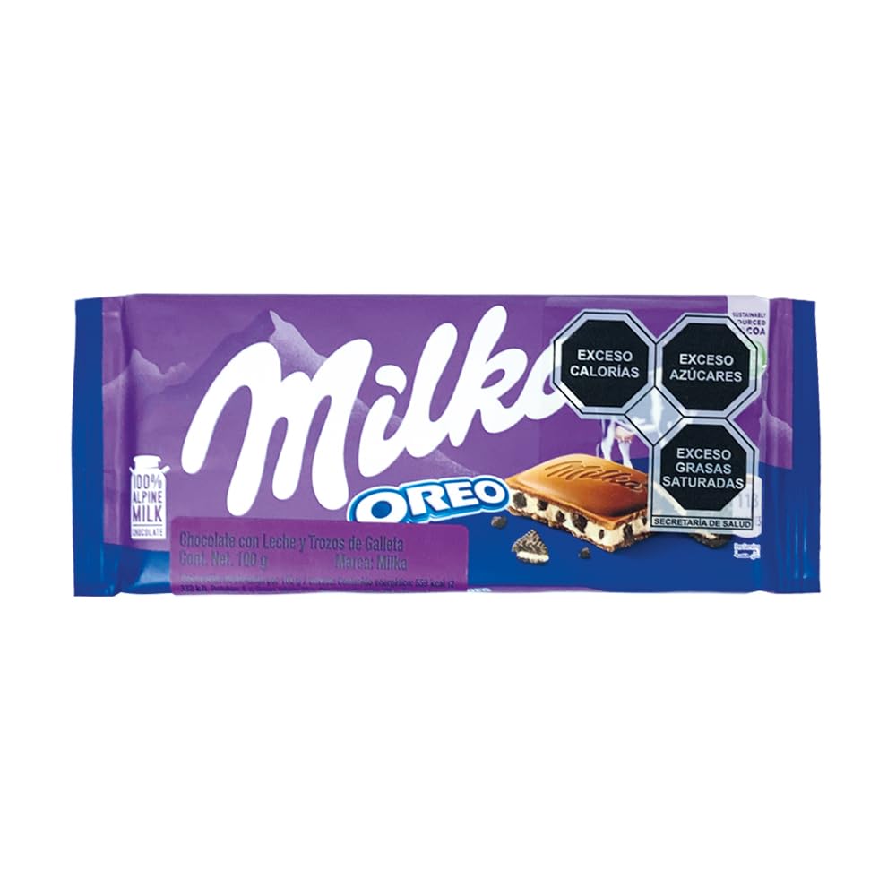 Mondelez Milka Oreo Milk Chocolate Bar, 100 g - "Oreo Milk Joy!"