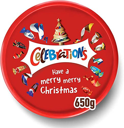 Mars Celebrations Assortment of Milk Chocolate Gifting Tub, 650g - "Chocolate Gifting Tub!"