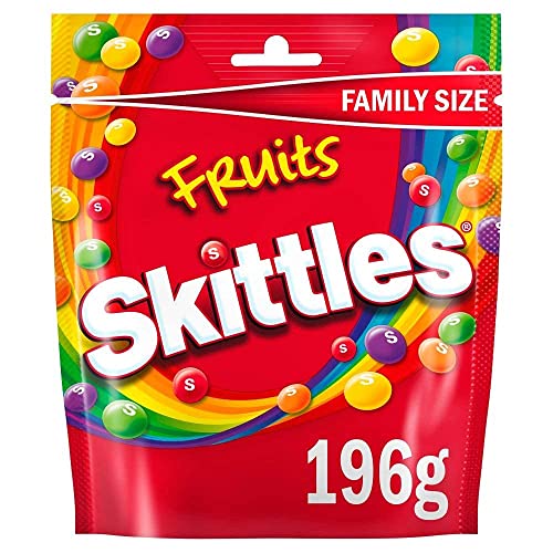 Skittles Fruits Flavoured Candy, 196 g