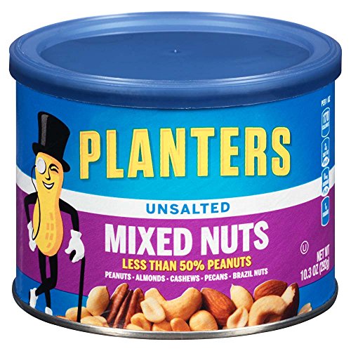 Planters Unsalted Mixed Nut, 292g - "Wholesome unsalted mix!"