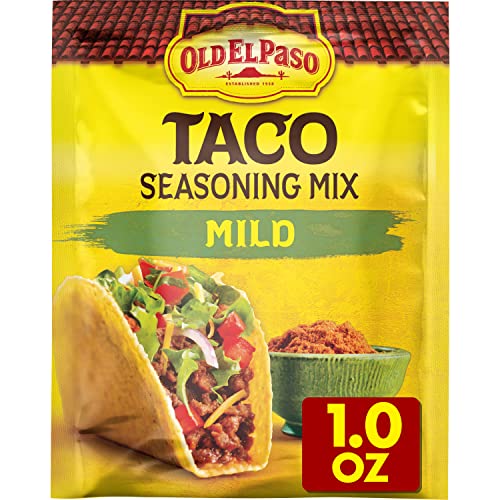 Old El Paso Taco Seasoning Mix Mild, Yellow & Brown, 28 g - "Mild and flavorful!"