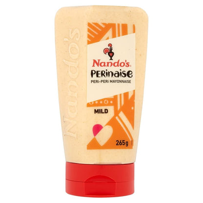 Nando's Perinaise Mayonnaise Mild, 265 Gms Each, Pack of 2, Product of Netherlands - "Double Mild Perinaise!"