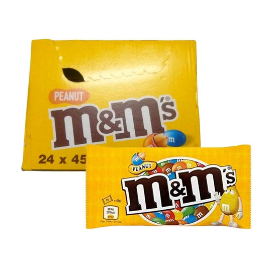 Salsabil M&M's Peanut 24 pcs x 45g Pack - Original and Imported from The US