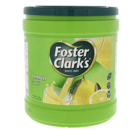 Foster Clark's Lemon 2.5Kg Instant Drink Powder - Refreshing Citrus Flavor, Vitamin C Boost, Easy-to-Mix Beverage Mix for Instant Enjoyment